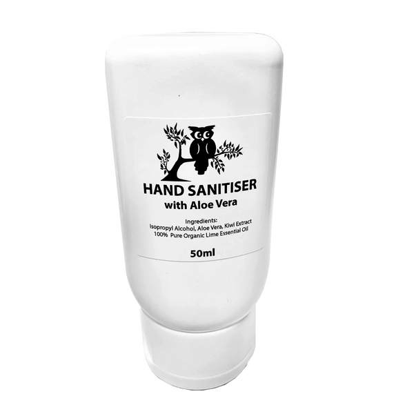 Hand Sanitiser with Aloe Vera - 50ml Travel Tube